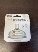 secondhand Comotomo Replacement Nipple 2 pack, Slow Flow