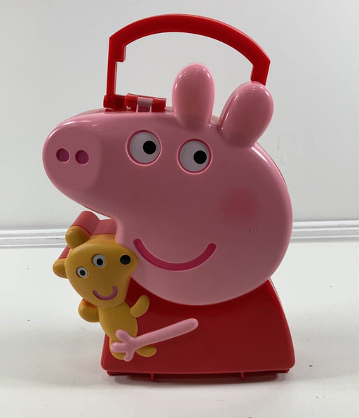 used Peppa Pig Peppa’s Carry-Along Friends Case Toys