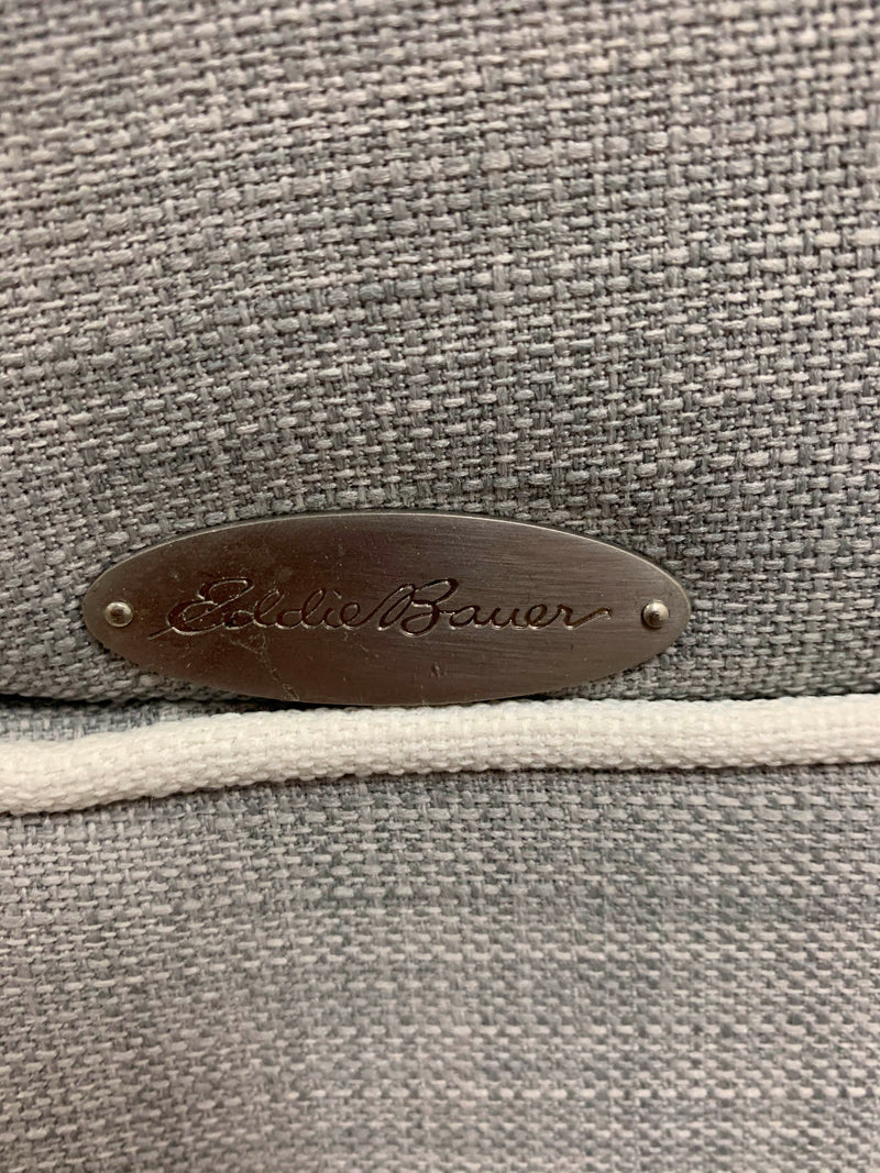 Eddie Bauer Upholstered Wingback Swivel Glider With Ottoman