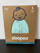 used Happiest Baby Sleepea Swaddle, Small, Teal Galaxy