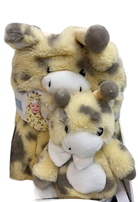 Little Miracles Snuggle Me Too! 2-Piece Comfy Blanket And Plush Gift Set