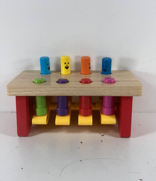 used Melissa & Doug Deluxe Pounding Bench Wooden Toy