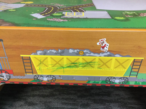 secondhand KidKraft Side Bin Train Table