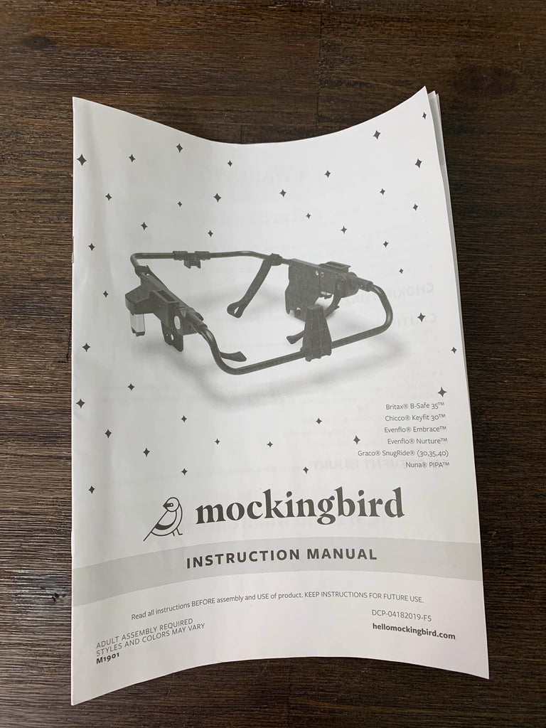 Mockingbird Car Seat Adapter 5in1