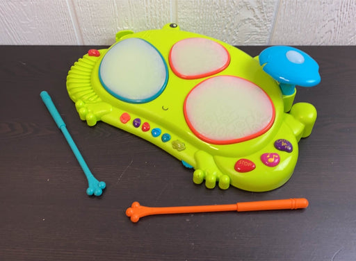 secondhand B. toys Frog Drum Ribbit-tat-tat