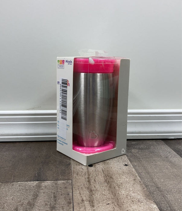 used Munchkin Miracle 360 Sippy Cup, Steel Pink