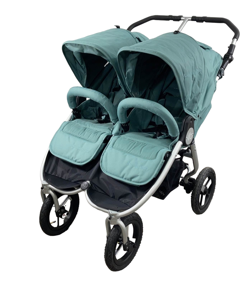 Bumbleride Indie Twin Stroller, 2022, Sea Glass