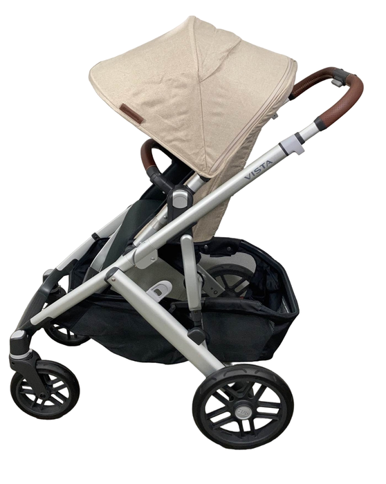 secondhand UPPAbaby VISTA V2 Stroller, 2022, Declan (Oat Melange)