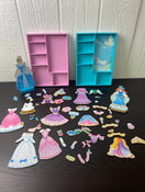 used Disney Princesses Wooden Doll Magnetic Dress Up Set