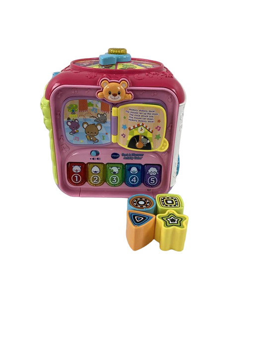 used VTech Sort And Discover Activity Cube