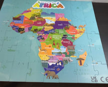 secondhand TVP Game Fill In The Map Africa Puzzle