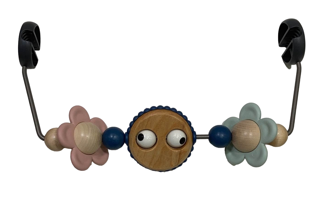 secondhand BabyBjorn Toy For Baby Bouncer, Googly Eyes Pastels