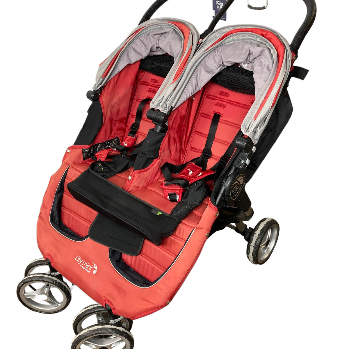 Baby Jogger City Mini 2 Double Stroller, Red, 2018