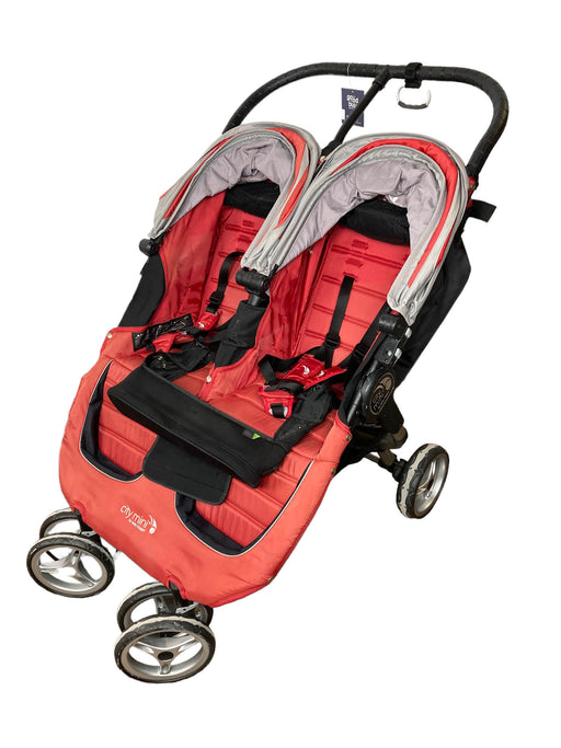 used Baby Jogger City Mini 2 Double Stroller, Red, 2018