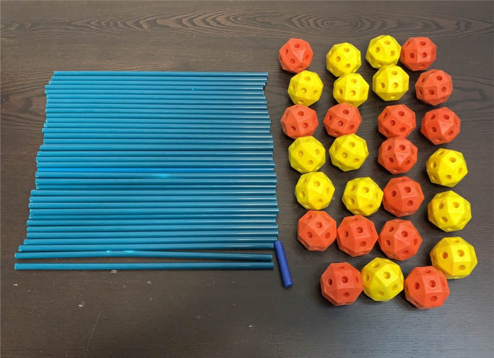 secondhand Discovery Kids Build and Play Construction Fort Set