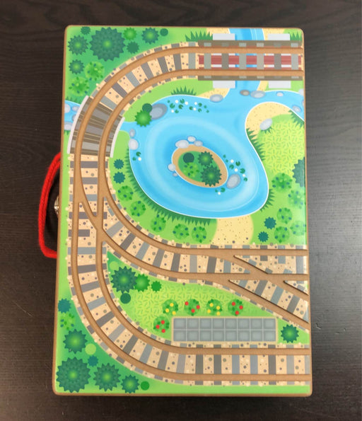 secondhand Melissa & Doug Take-Along Railroad