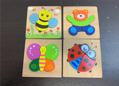 used BUNDLE Wooden Puzzles