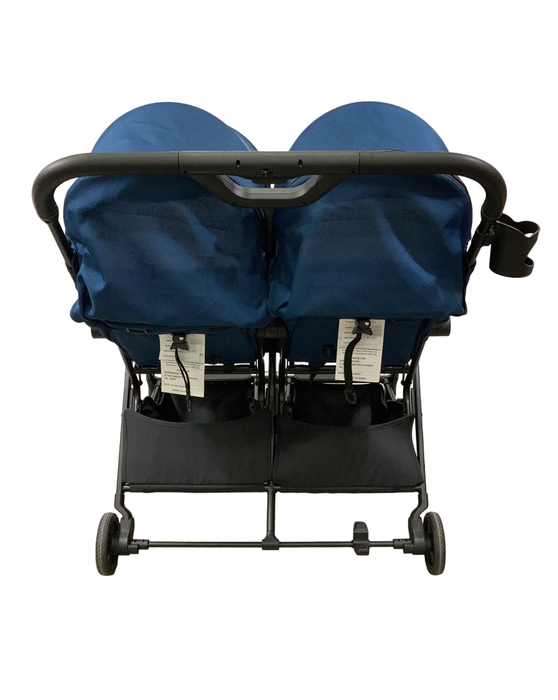 used Mompush Lithe Double Stroller, 2022, Navy