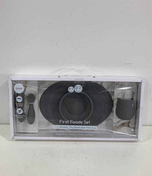 Shop ezpz First Foods Set, Gray at GoodBuy Gear