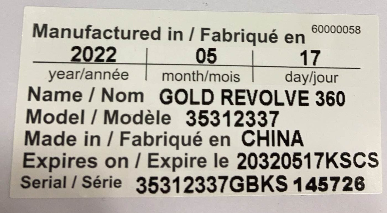 Shop Evenflo Gold Revolve 360 Rotational All-In-One Convertible Car Seat, 2022 at GoodBuy Gear