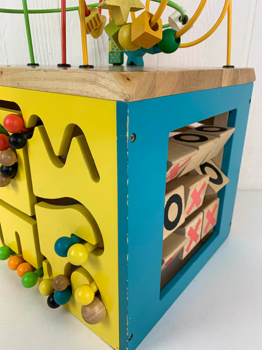 used Battat Wooden Activity Cube