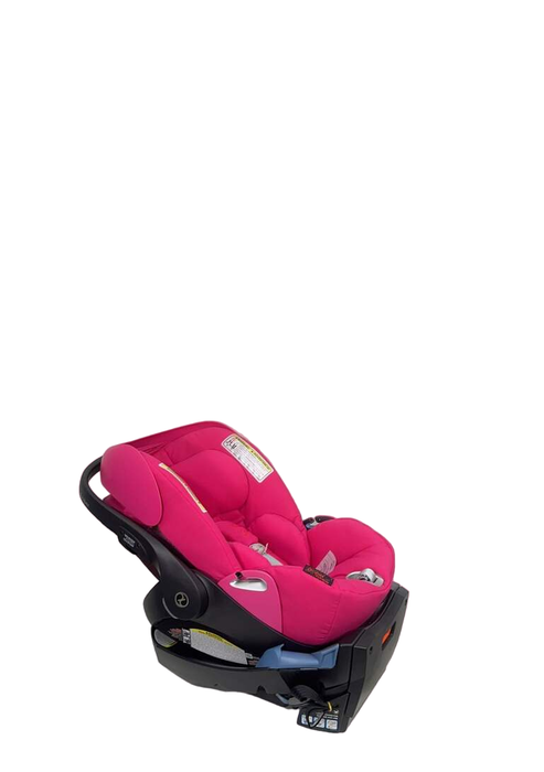 secondhand Cybex Cloud Q Infant Car Seat with SensorSafe, Passion Pink, 2021