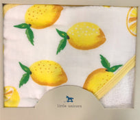 secondhand Little Unicorn Hooded Towel Set, Lemons