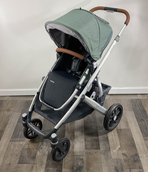 secondhand UPPAbaby VISTA Stroller, Emmett (Green Melange), 2019