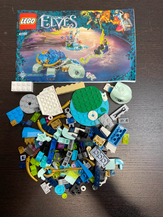 used LEGO Elves Naida & The Water Turtle Ambush