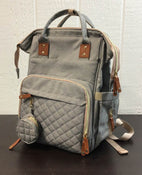 used DerJunstar Diaper Bag With Changing Station/Portable Bassinet