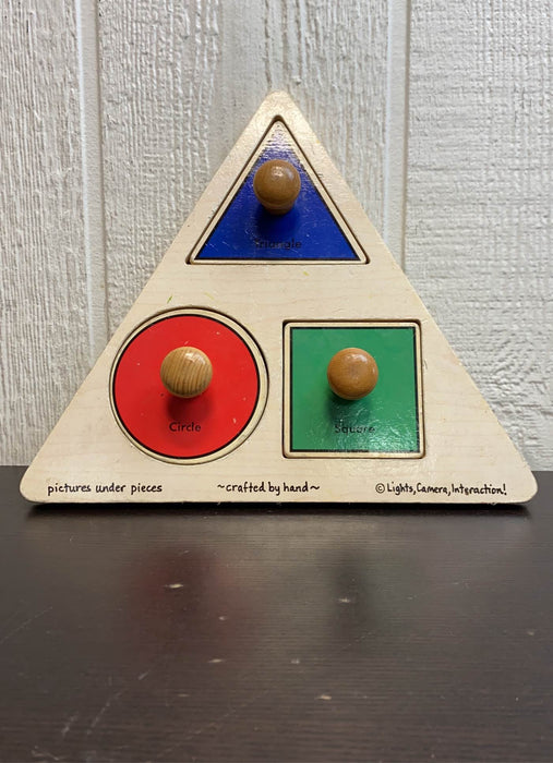 used Melissa & Doug Jumbo Knob Puzzle