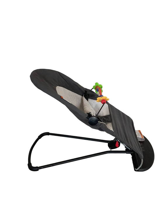 secondhand BabyBjorn Bouncer Balance, Dark Grey/Grey, Black Frame