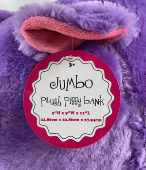 Jumbo plush on sale piggy bank