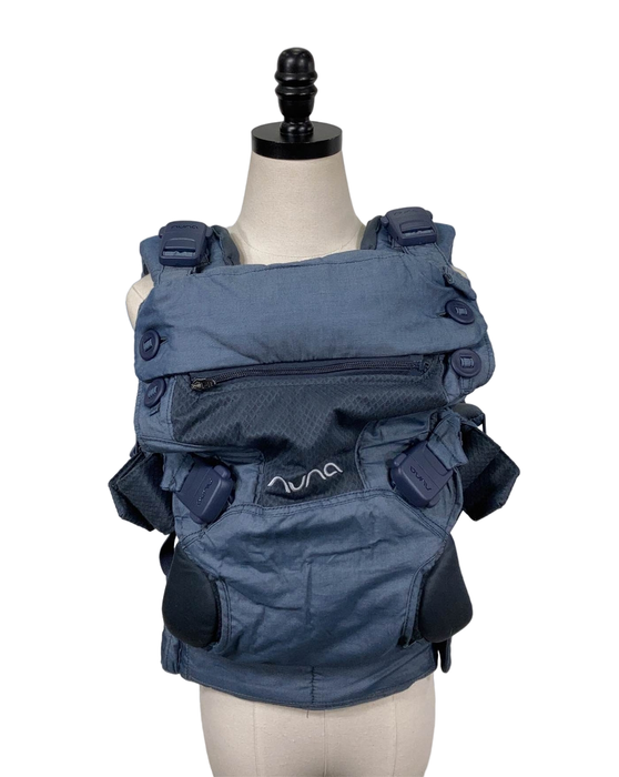 used Nuna Cudl Baby Carrier, Softened Denim