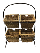 used Pier One Basket Storage Stand