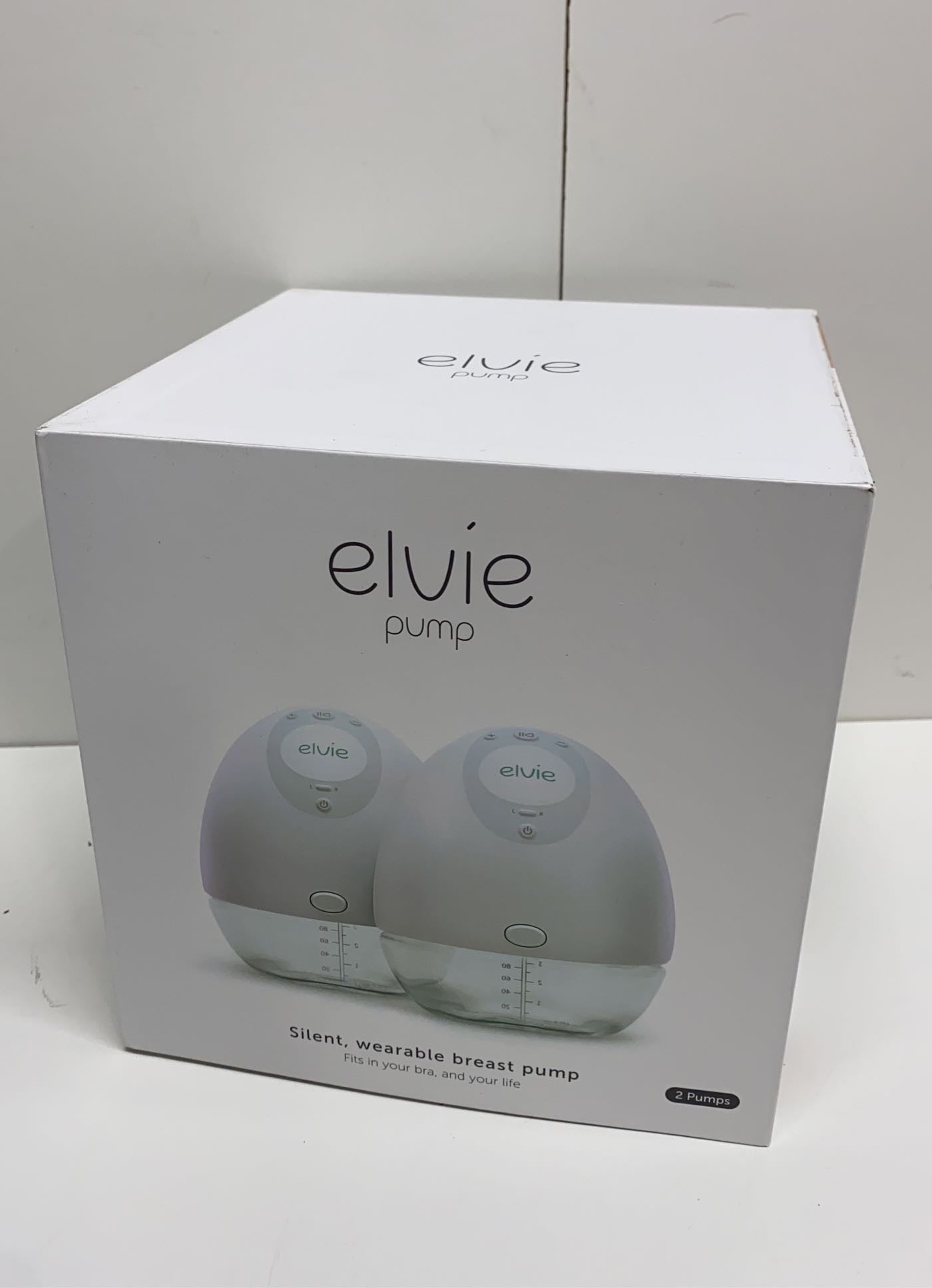 Elvie Double Electric Wearable Smart Breast Pump Silent Hands-Free Portable  Breast Pump That Can Be Worn in-Bra