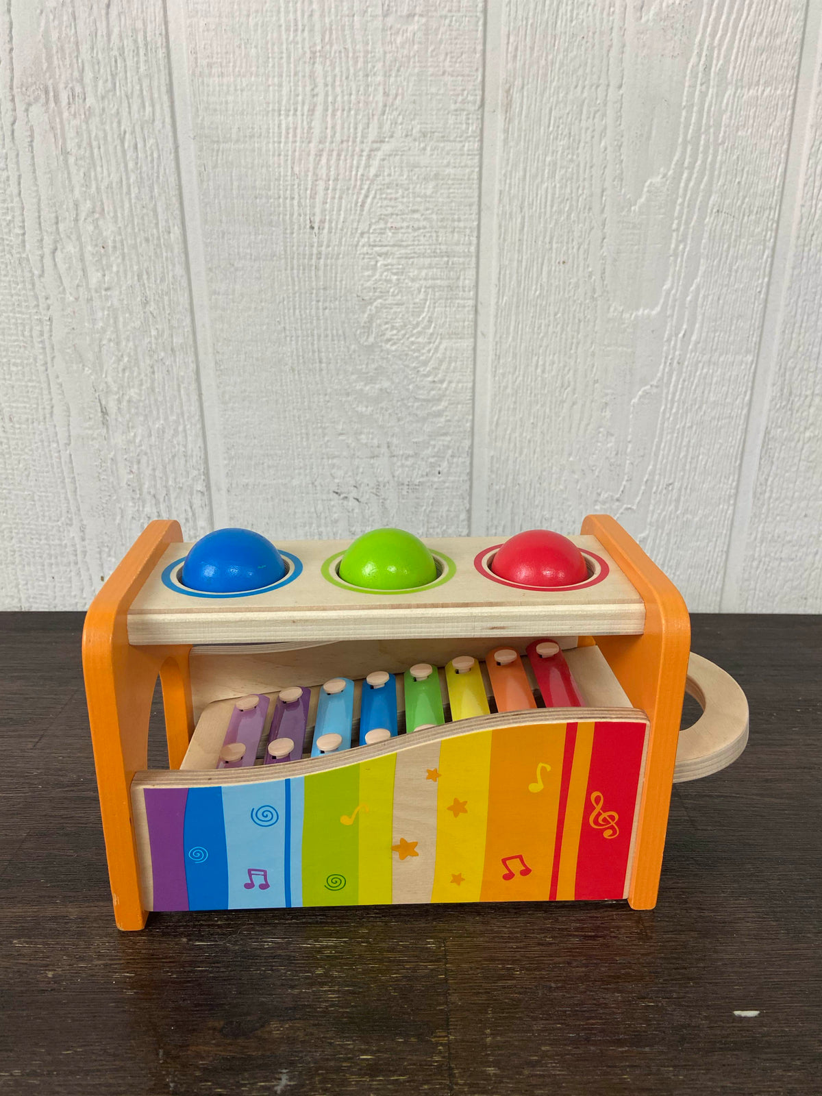Hape Pound And Tap Bench with Slide Out Xylophone