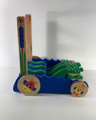 secondhand Melissa & Doug Chomp and Clack Alligator Push Toy