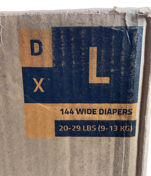 used DYPER Bamboo Diaper Box, L, 140 Count