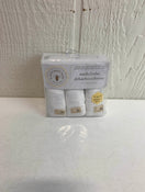 used Burt’s Bees Baby Washcloths, White 6 pack