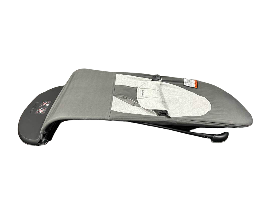 secondhand BabyBjorn Bouncer Balance, Dark Grey/Grey, Black Frame