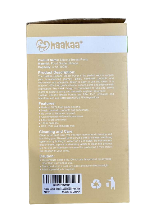 Shop Haakaa Silicone Breast Pump And Flower Stopper Set at GoodBuy Gear