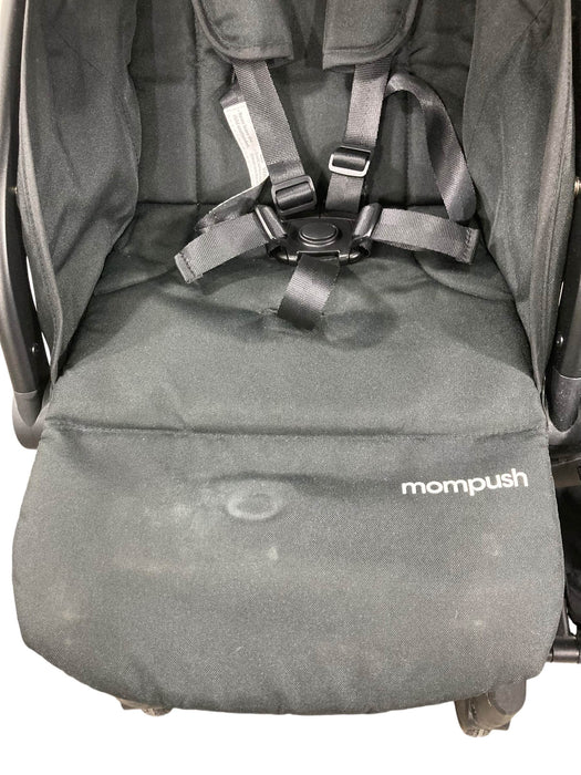 Mompush Lithe Double Stroller, 2021, Black