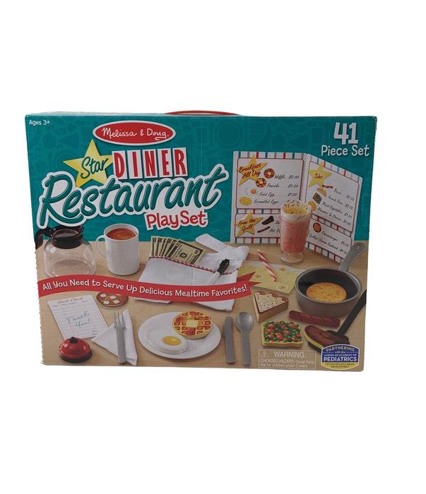 used Melissa & Doug Star Diner Restaurant Play Set