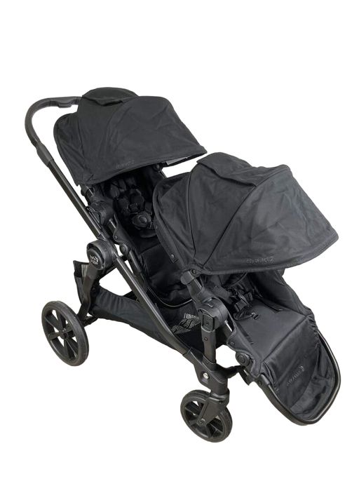 used Baby Jogger City Select 2 Double Stroller, 2022, black