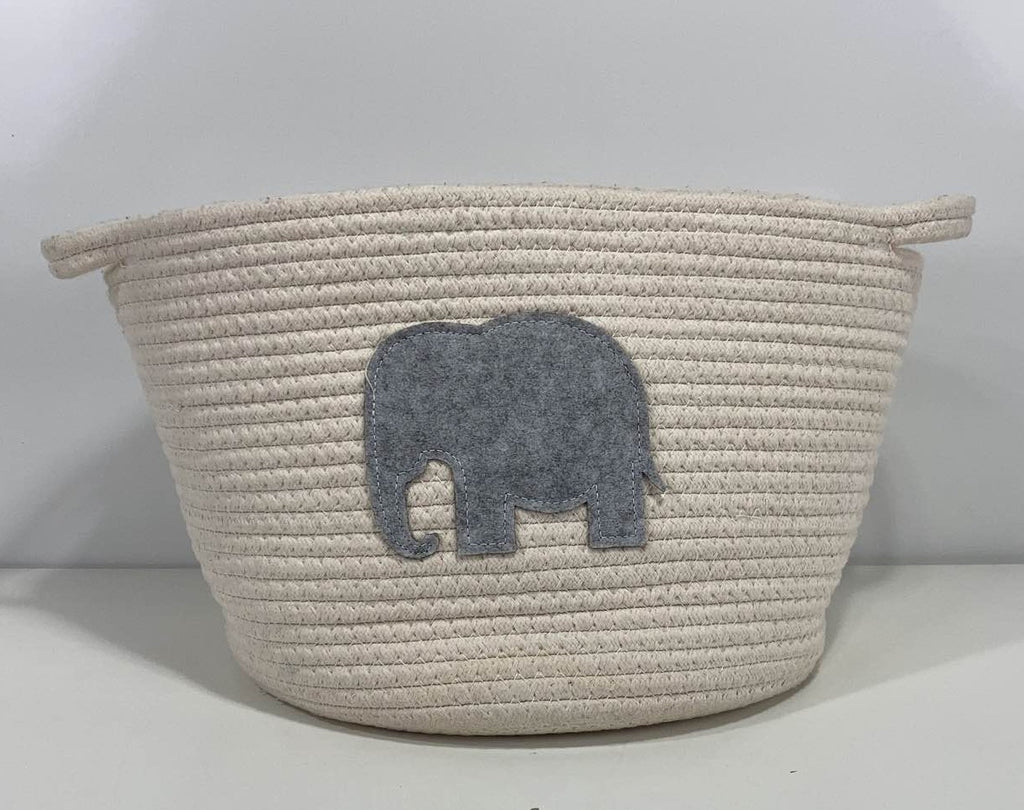 RGI HOME Elephant Nursery Basket