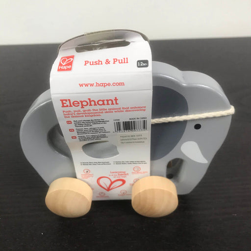 secondhand Hape Elephant Pull Along Toy