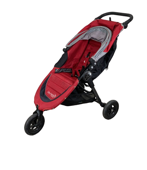 secondhand Baby Jogger City Mini GT Single Stroller, 2017, Crimson