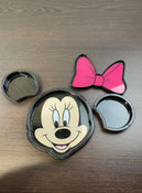 used Disney Minnie Mouse Detachable Plate Set