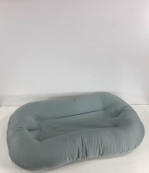 used Snuggle Me Organic Sensory Infant Lounger, Slate